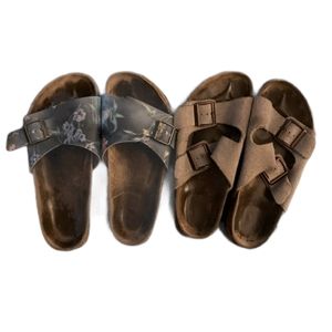 2 pair birkenstocks bundle